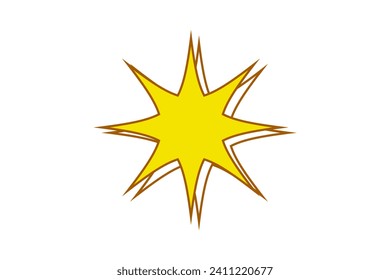 Star Basic Graphic Sticker Design