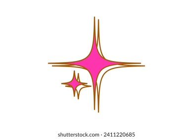 Star Basic Graphic Sticker Design