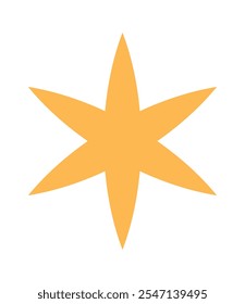 Star bauhaus flash geometric element