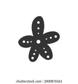 Star Beach  Icon Graphic Design Template Isolated