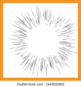 Star Beams Linear Rays Poster Abstract Sunburst and Rays of Sun