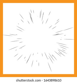 Star Beams Linear Rays Poster Abstract Sunburst and Rays of Sun