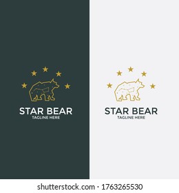 star bear logo suitable for your company