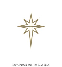 Star Of Bethlehem Vector Image, Star Vector , Star Symbol, Star Icon.