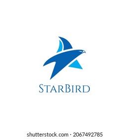 star bird logo vector design