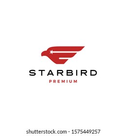 star bird wing logo vector icon illustration