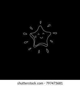 Star black color background