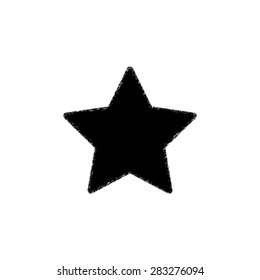 star   - black vector icon