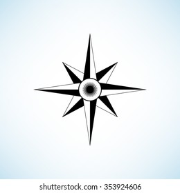star -  black vector icon