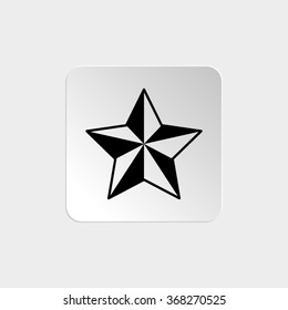 Star  - black vector icon