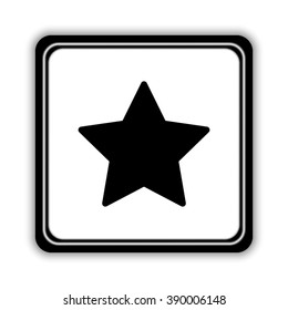star  - black vector icon