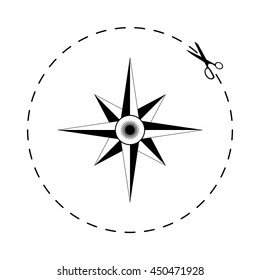 star -  black vector icon