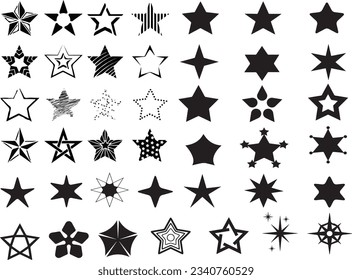 Star Black And White Vector Art, Icons, and Graphics 