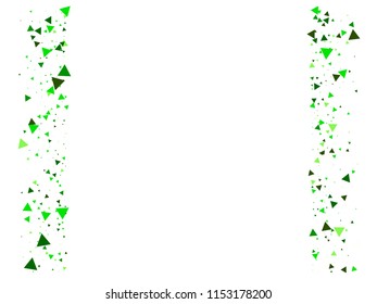 Star Blast, Glass Memphis Vector Frame. Explosion, Triangle Flying Particles Grunge Border Design. Broken Moving Vortex Fragments Exploding Glass Frame. Shattered Textured Dynamic Modern Background.