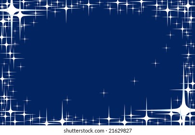 Star blue background for best use your greeting card