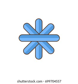 star blue logo concept vector