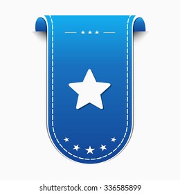 Star blue Vector Icon Design