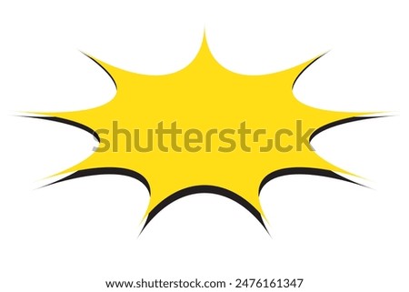  star bomb splash bubble tag sale price pop up surprise flat design