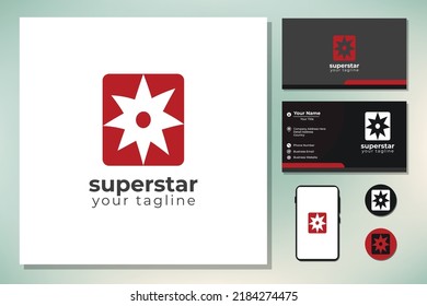 Star Box Color Logo Template Design Vector, Emblem, Design Concept, Creative Symbol, Icon