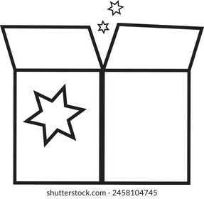 star box icon art eps 10