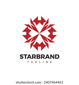 Star brand logo template design. Star logo icon element. Star logo icon