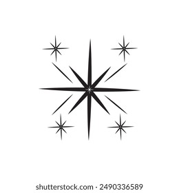 Star bright icon ,shine, sparkle icon