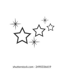 Star bright icon ,shine, sparkle icon