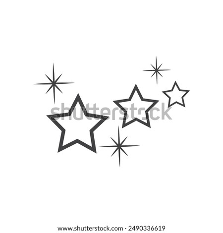 Star bright icon ,shine, sparkle icon