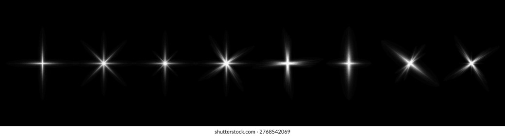 Estrella brillante destello blanco