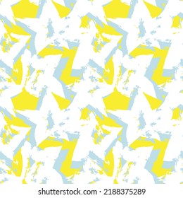 Star brush stroke seamless pattern design for fashion textiles and graphics