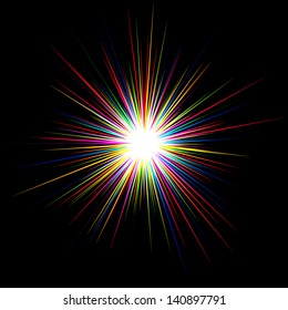Star burst.