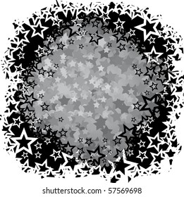 Fondo de ráfaga de estrellas