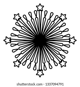 star burst circular icon