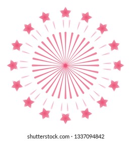 star burst circular icon