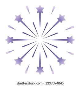 star burst circular icon