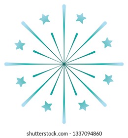 star burst circular icon