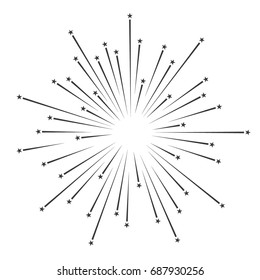 Star burst design element
