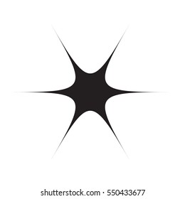 star burst icon vector illustration on white background,eps10