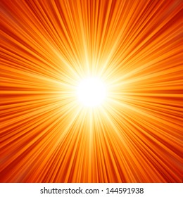 Star burst red and yellow fire. EPS 8 vector file included