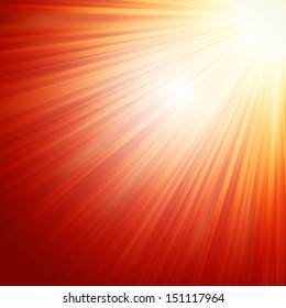 Star burst red and yellow fire. EPS 10 vector file included