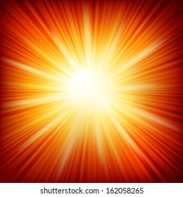 Star burst red and yellow fire. EPS 10 vector file included