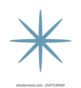 Star burst simple bauhaus shape