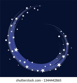 Star burst. Space,  Vector illustration 
