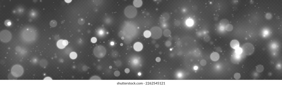 Star burst with sparkles. White sparks glitter special blur bokeh effect. Sparkling magical dust particles. Defocused Christmas background. Lens flare light sparkle, shiny glittering glow stars vector