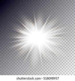 Star burst with sparkles.Vector illustration EPS 10.