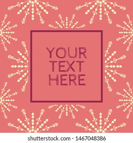 star burst toile inspired pattern design