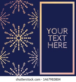 star burst toile pattern design in navy