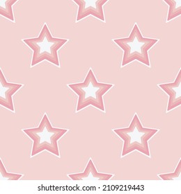 Star Burst Y2K 90s Fun Funky Trendy Cute Seamless Pattern Wallpaper Background Repeat