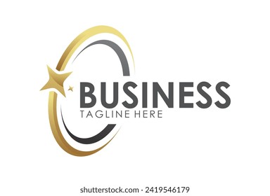 Star business logo icon vector isolated