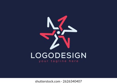 Concepto de Plantilla de diseño de Vector de icono de logotipo de negocio estrella
